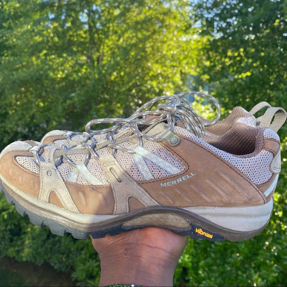 Merrell Continuum Air Cushion Q Form Vibram Women’s hiking shoes Size 8.5